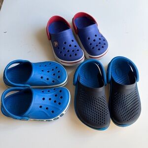 3 Kids' Crocs Clogs Bundle